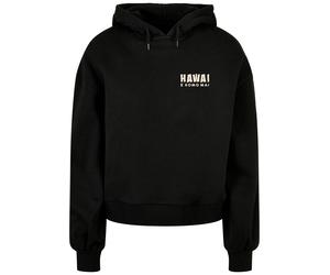 Merchcode Sweat-shirt 'Hawai' écru / noir, Taille XL