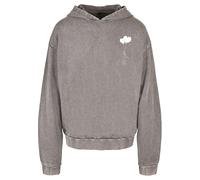 Merchcode Sweat-shirt 'Love In The Air' gris chiné / blanc, Taille M