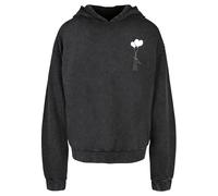 Merchcode Sweat-shirt 'Love In The Air' noir / blanc, Taille S
