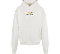 Merchcode Sweat-shirt 'Love Teddy' jaune / rouge / noir / blanc cassé, Taille XL