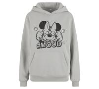 Merchcode Sweat-shirt 'Minnie Mouse Mood' gris / noir / blanc, Taille M