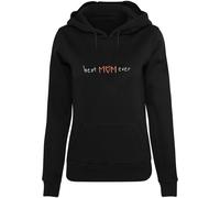 Merchcode Sweat-shirt 'Mothers Day - Best mom ever' corail / noir / blanc, Taille S