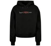 Merchcode Sweat-shirt 'Mothers Day - Best Mom Ever' orange clair / noir / blanc, Taille S