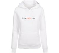 Merchcode Sweat-shirt 'Mothers Day - Best mom ever' rouge / noir / blanc, Taille L