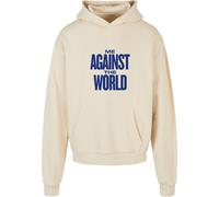 Merchcode Sweat-shirt 'Tupac Me Against The World' sable / bleu foncé, Taille 4XL