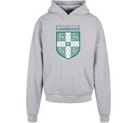 Merchcode Sweat-shirt 'University Of Cambridge' gris chiné / vert pastel / blanc, Taille S