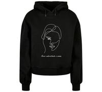 Merchcode Sweat-shirt 'WD - Woman Figure' noir / blanc, Taille 5XL
