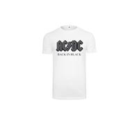 Mister Tee T-Shirt 'ACDC Back In Black' gris foncé / noir / blanc, Taille S