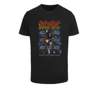 Merchcode T-Shirt 'ACDC Blow Up Your Video' mélange de couleurs / noir, Taille XS