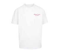 Merchcode T-Shirt 'Al Dente Per Favore' rouge sang / blanc, Taille XXL