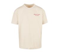 Merchcode T-Shirt 'Al Dente Per Favore' sable / framboise, Taille XXL