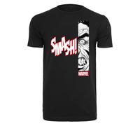 Merchcode T-Shirt 'Angry Hulk' rouge / noir / blanc, Taille S