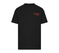 Merchcode T-Shirt 'Aperol Spritz' vert / orange / rouge / noir, Taille XL