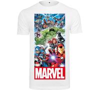 Merchcode T-shirt Avengers Allstars Team Tee White S