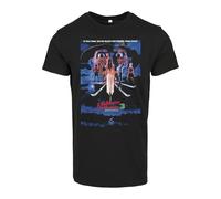 Merchcode T-Shirt bleu foncé / vert clair / rouge / noir, Taille M