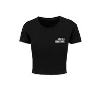 Merchcode T-shirt 'Book Comic' noir / blanc, Taille M