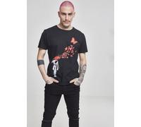 Merchcode T-Shirt Brandalised - Banksy's Graffiti Butterfly Tee Black XS