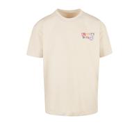 Merchcode T-Shirt 'Christmas Holly Jolly' sable / bleu clair / vert / violet, Taille L