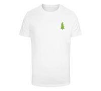 Merchcode T-Shirt 'Christmas Vibes' vert / rouge / blanc, Taille L