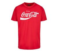 Merchcode T-Shirt 'Coca Cola' rouge / blanc, Taille XXL