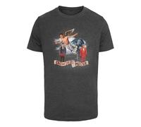 Merchcode T-Shirt 'Crowded House - Fan Art' bleu / anthracite / rouge / blanc, Taille 5XL