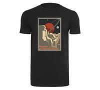 Merchcode T-shirt 'Distant Planet' marron / mélange de couleurs / noir, Taille XS