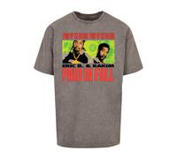 Merchcode T-Shirt 'Eric B & Rakim - Pump up the volume' gris chiné / vert / rouge, Taille XL