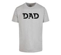 Merchcode T-Shirt 'Fathers Day - The Man, The Myth, The Legend' gris chiné / noir, Taille S