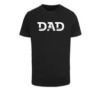 Merchcode T-Shirt 'Fathers Day - The Man, The Myth, The Legend' noir / blanc, Taille S