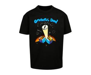 Merchcode T-Shirt 'Grateful Dead Spot' bleu néon / jaune clair / orange / noir, Taille XXL