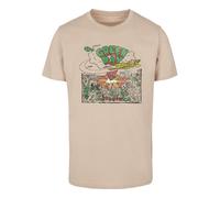 Merchcode T-Shirt 'Green Day Dookie Cover' sable / jaune / vert / rouge, Taille 4XL