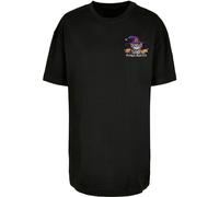 Merchcode T-shirt 'Halloween - Pumpkin Prowler' gris / violet clair / orange / noir, Taille M