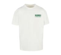 Merchcode T-Shirt 'Hawai' vert / coquille d'oeuf, Taille L