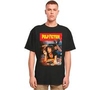 Merchcode T-shirt Pulp Fiction Poster – beige, jaune, rouge carmin, noir – Taille XXL