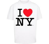 Merchcode T-Shirt 'I Love NY' rouge / noir / blanc, Taille 4XL