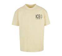 Merchcode T-Shirt 'Ice Cream' jaune / noir, Taille M