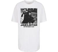 Merchcode T-shirt 'James Arthur - Bitter Sweet Love' noir / blanc, Taille XL