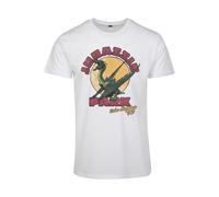 Merchcode T-Shirt 'Jurassic Park Isla Nybla' mélange de couleurs / blanc, Taille XS