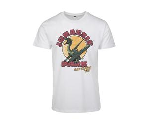 Merchcode T-Shirt 'Jurassic Park Isla Nybla' mélange de couleurs / blanc, Taille XS