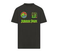Merchcode Jurassic Park Oversized Short Sleeve T-shirt Noir M Homme
