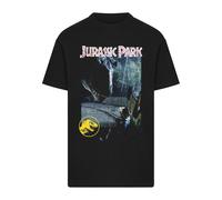 Merchcode T-Shirt 'Jurassic Park T-Rex' mélange de couleurs / noir, Taille XL