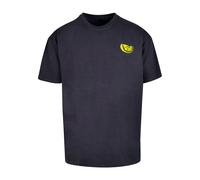 Merchcode T-Shirt 'Lemon' bleu nuit / jaune citron, Taille M