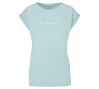 Merchcode T-shirt 'Let's Grow Together' bleu clair / blanc cassé, Taille XL