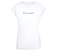 Merchcode T-shirt 'Let's Grow Together' noir / blanc, Taille L