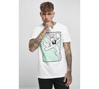 Merchcode T-shirt Looney Tunes Bugs Bunny Funny Face Tee White S