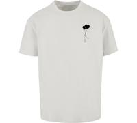 Mc Clothes Love In The Air Heavy Oversized Short Sleeve T-shirt Blanc,Gris 2XL Homme