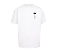 Merchcode T-Shirt 'Love In The Air' noir / blanc, Taille XS