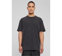 Mc Clothes Love Yourself First Acid Washed Heavy Oversized Short Sleeve T-shirt Noir 5XL Homme