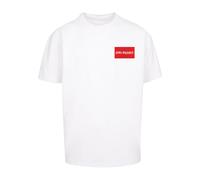 Merchcode T-Shirt 'Morocco Dima Maghreb' rouge / blanc, Taille XL