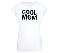 Merchcode T-shirt 'Mothers Day - Cool Mom' noir / blanc, Taille 5XL